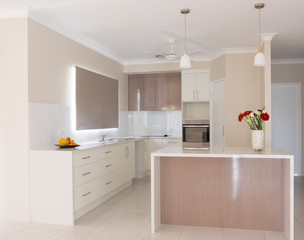 New white contemporary kitchen