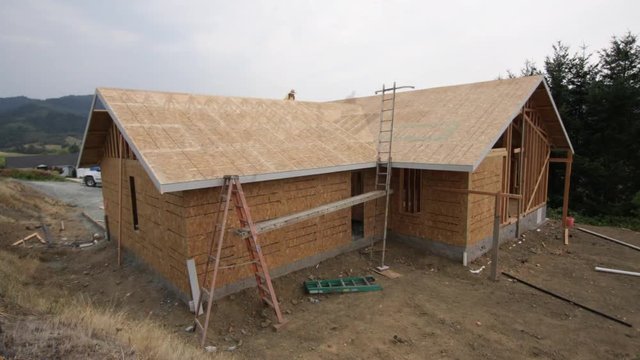 time-lapse house being built from start to finish