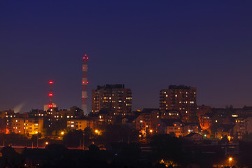 Fototapeta na wymiar Cityscape in night
