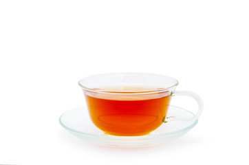 cup of tea isolated on white