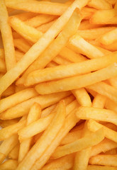 French fries background