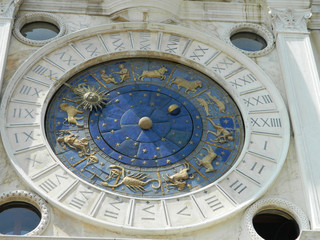 Venice blue zodiac clock.