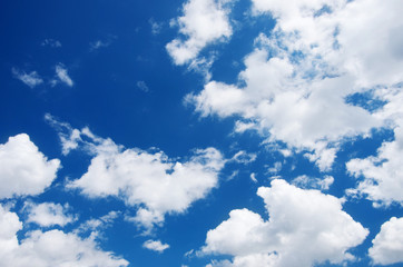blue sky background with white clouds
