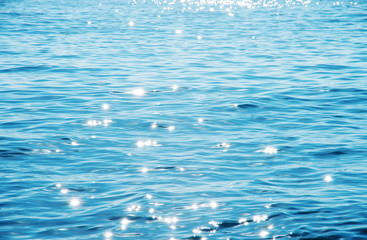 Obraz premium Blue sea water background