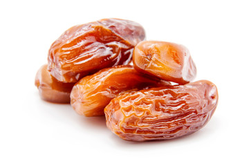 Dates isolated on white background