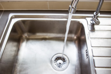 Dirty sink.