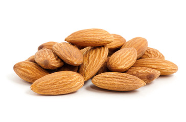 Almond isolated on white