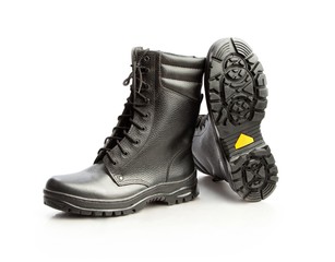 Black ankle boots