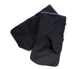 Workers mittens isolated on white background