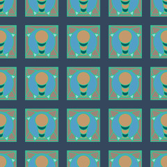Fototapeta premium Multicolored geometric seamless pattern