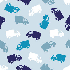 Seamless pattern - truck