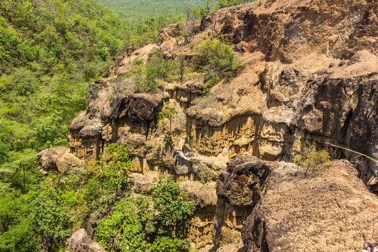 Doi Tok grand canyon in Mae Wang national park, Chiangmai Thaila