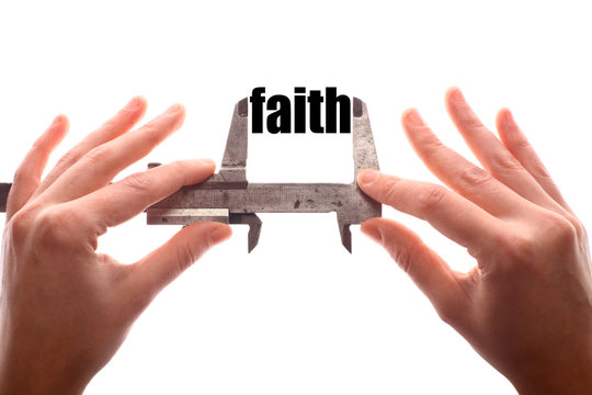 Small faith concept