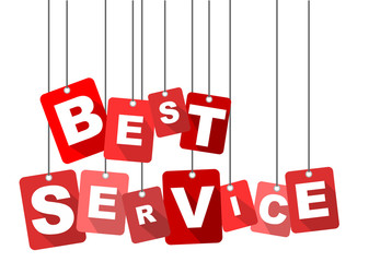 Obraz na płótnie Canvas best service, red vector best service, flat vector best service, background best service
