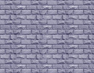 Seamless pattern of a solid gray stone wall