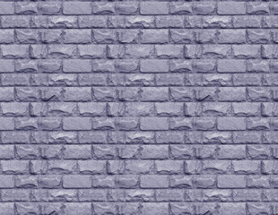 Seamless pattern of a solid gray stone wall