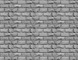 Seamless pattern of a dark gray, grunge stone wall 