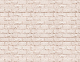 Seamless pattern of a light beige stone wall
