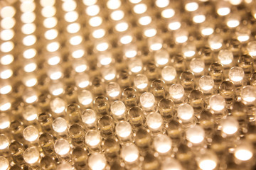 LED Light bulb close up.