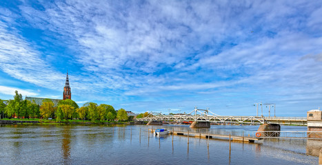 Kokemanjoki river in Pori, Finland