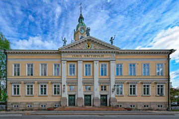 Fototapeta na wymiar Old Town Hall Building in Pori, Finland