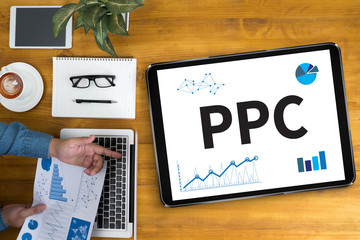 PPC - Pay Per Click concept