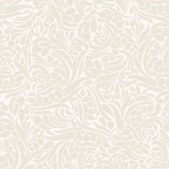 Seamless background of light beige color in the style of Damascus 