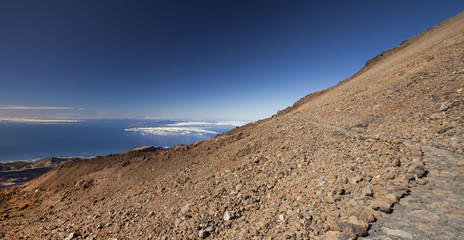 Mountain landscape in the morning
