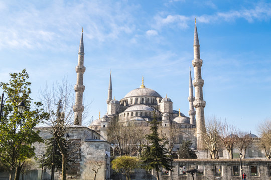 architecture of blue mosque