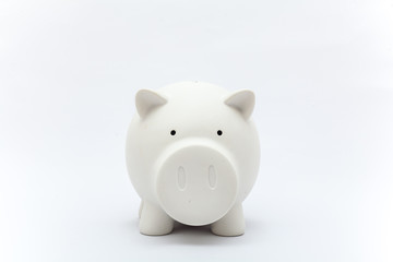 piggy bank on the white background, piggy bank isolation, saving