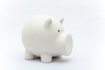 piggy bank on the white background, piggy bank isolation, saving
