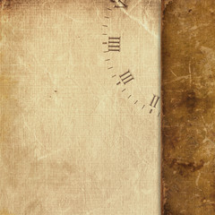 Old vintage album for paper postcards