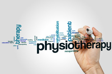 Physiotherapy word cloud