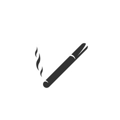 Cigarette icon isolated on white background