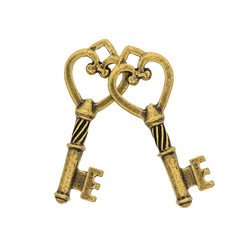 bronze pendant in the form of a key.