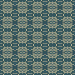 Vector damask seamless pattern background. Elegant luxury texture for wallpapers, backgrounds and page fill