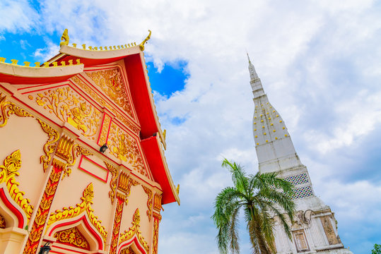 Wat Tha Uthen in Nakhon Phanom,Thailand.