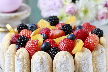 Different kinds of fruit desserts