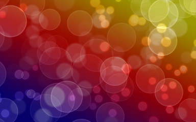 Blur bokeh abstract background, digitally created with computer software