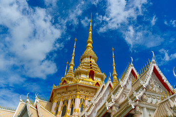 Fototapeta na wymiar Wat Luang Phor Toh temple in Nakhon Ratchasima,Thailand.