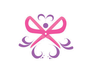 Natural Organic Beauty Logo - Beauty Butterfly Hair Salon Treatment Symbol
