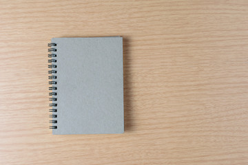 Book on the wooden floor.