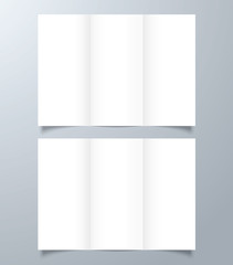 Obraz premium Blank brochure mockup