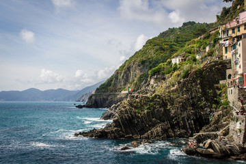 Naklejka premium Cinque terre, costa