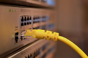 Network switch and ethernet cables
