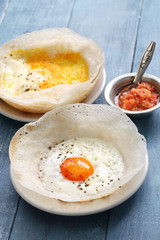 sri lankan egg hopper, bittara aappa