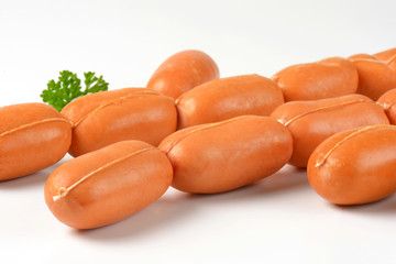 raw short sausages