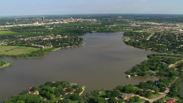 Lake outside Abilene, Texas. Shot in 2007.