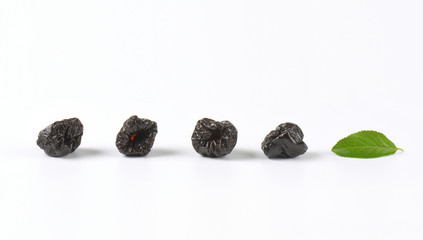 dried plums (prunes)