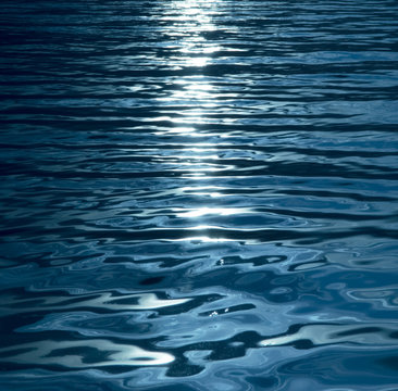 Blue, turquoise, wavy water background